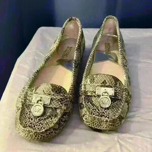 Micheal Kors Snakeskin Flats